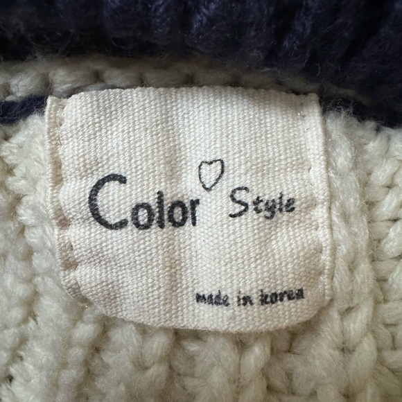 Soft Varsity Cable-Knit Mini Sweater Dress Fits LikeLarge Size . - Picture 11 of 11